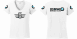 BMW 6 motorcycles női póló motoros T-shirt fehér
