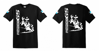 R 1200 GS BMW férfi póló nagy álló motor motoros t-shirt színes