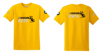 R 1250 GS BMW motoros póló férfi színes T-shirt ezüst GS kék-piros R