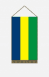 Gabon asztali zászló