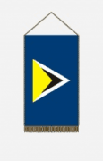 Saint Lucia asztali zászló